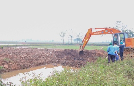 Xã Kiều Phú bắt đầu cưỡng chế gần 17 hộ dân để xây dựng Bảo tàng Thiên nhiên Việt Nam. Ảnh: UBND xã Kiều Phú