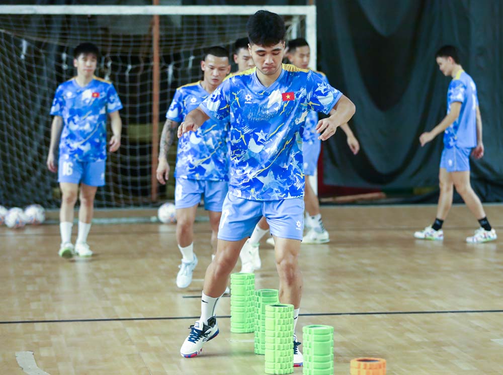 Tuyen futsal Viet Nam da co su chuan bi ki luong. Anh: VFF