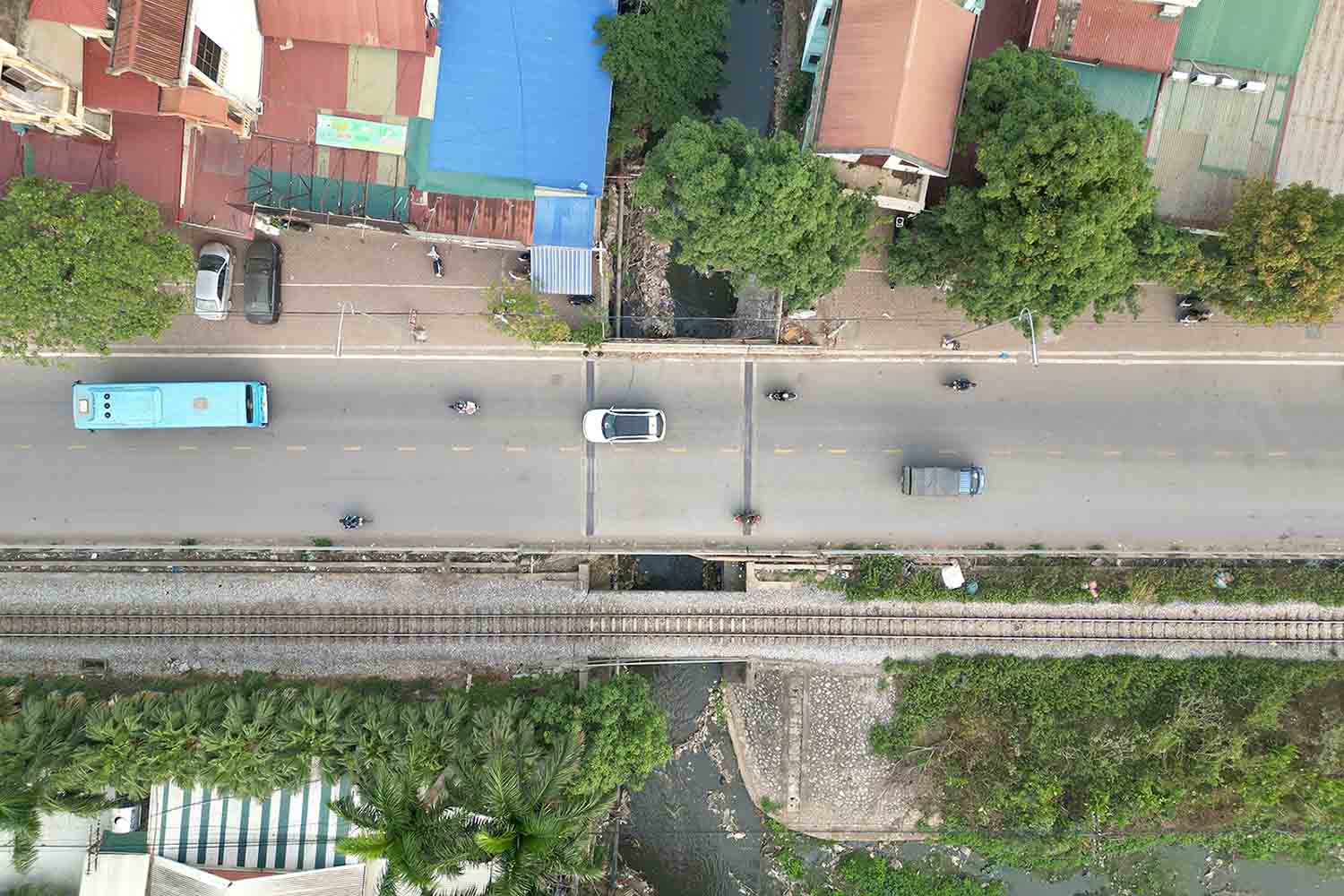 Quoc lo 1A du kien duoc mo rong len 90m. Anh: Khanh An