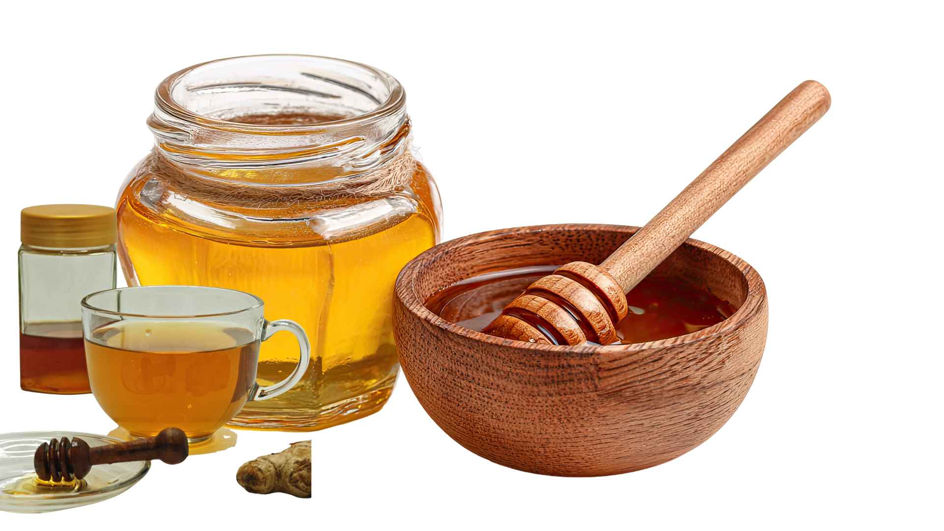 Mixing honey with warm water for breakfast will help digest natural uric acid. Graphic photo: Huong Son