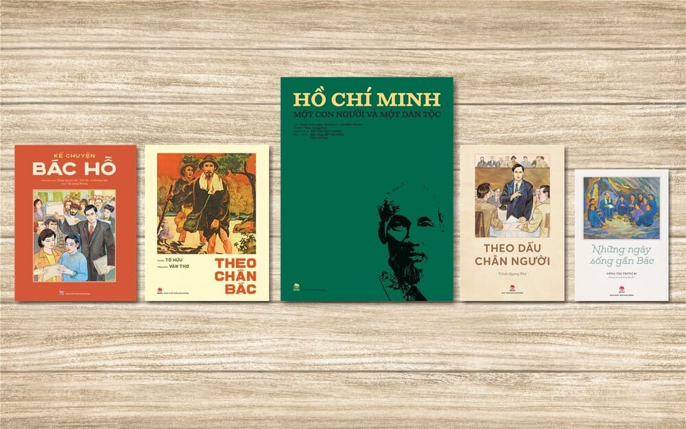 5 special publications about Uncle Ho introduced to readers by Kim Dong Publishing House. Photo: Publishing House