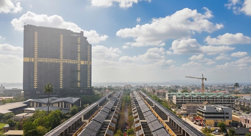 Many therapeutic and resort real estate areas are being built. Photo: Hieu Lien