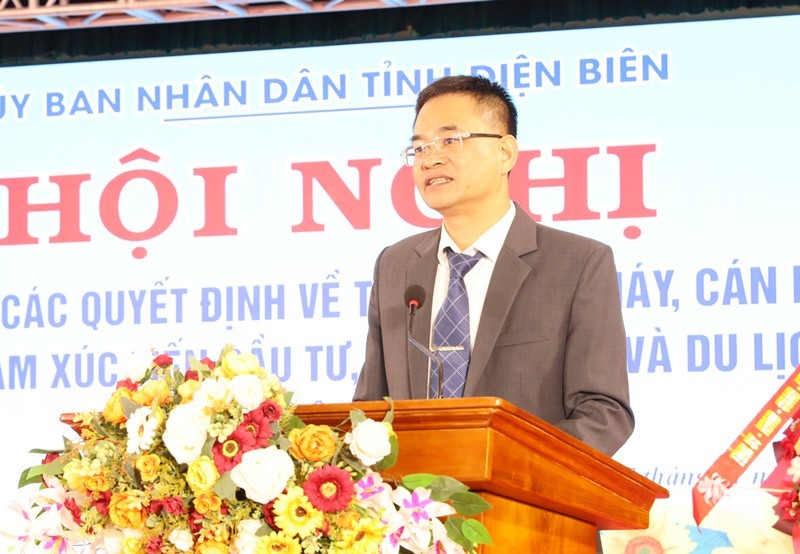 Mr. Ly Thanh Tiem - new Director of the Provincial Investment, Trade and Tourism Promotion Center. Photo: Dien Bien Provincial People's Committee