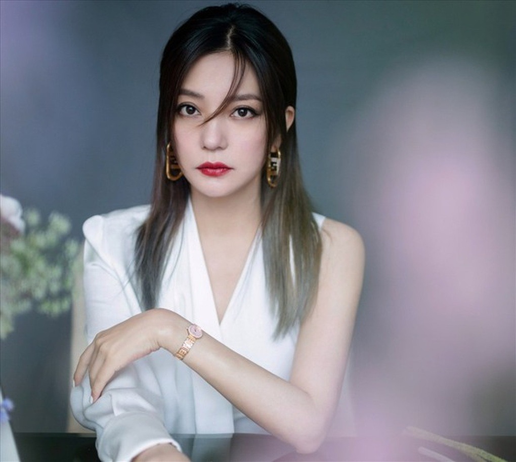 Dien vien Trieu Vy. Anh Xinhua