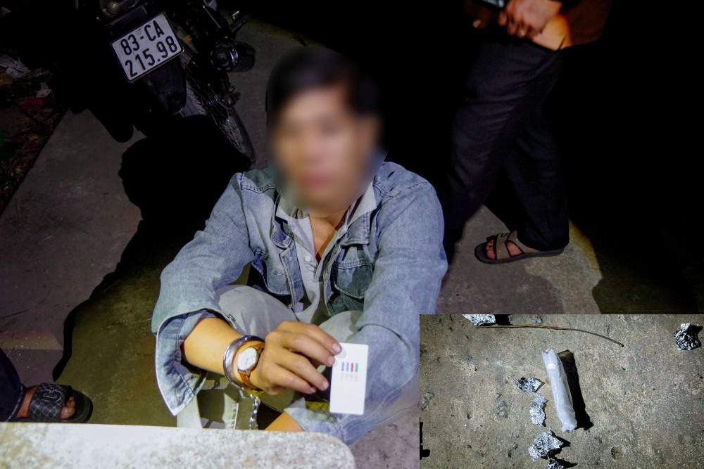 Drug-storage subject discovered by border guards