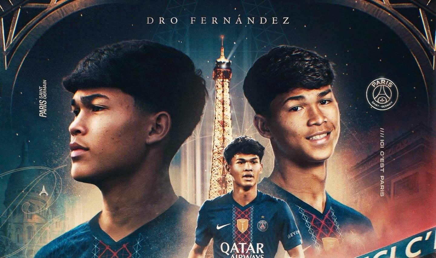 Dro Fernandez leaves Barcelona to move to PSG. Photo: PSG