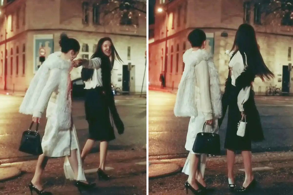 Chau Da va Vuong Ngoc Van than thiet o Paris. Anh: cat tu video