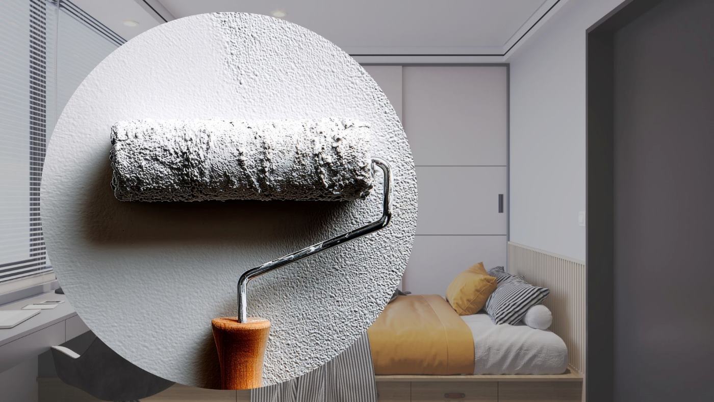 For small bedrooms, using bright colors is an effective solution to help the space look more spacious and airy. Graphics: Thanh Thanh