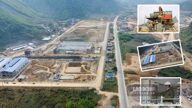 Quang Chu Industrial Cluster Project construction site. Photo: Viet Bac