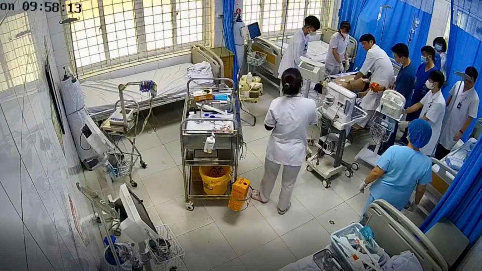 Rescuing a 22-year-old male student with circulatory arrest right in the lecture hall. Photo: BVCC