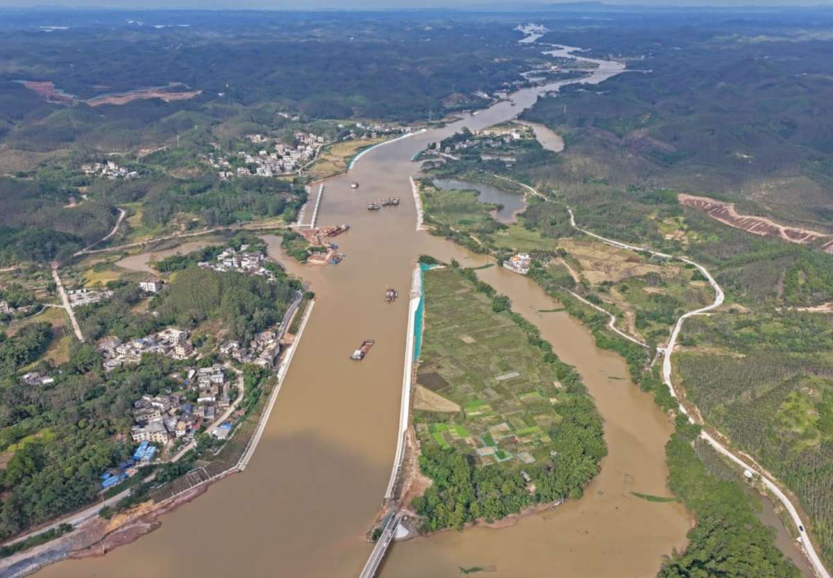 Pinglu Canal of China. Photo: Xinhua