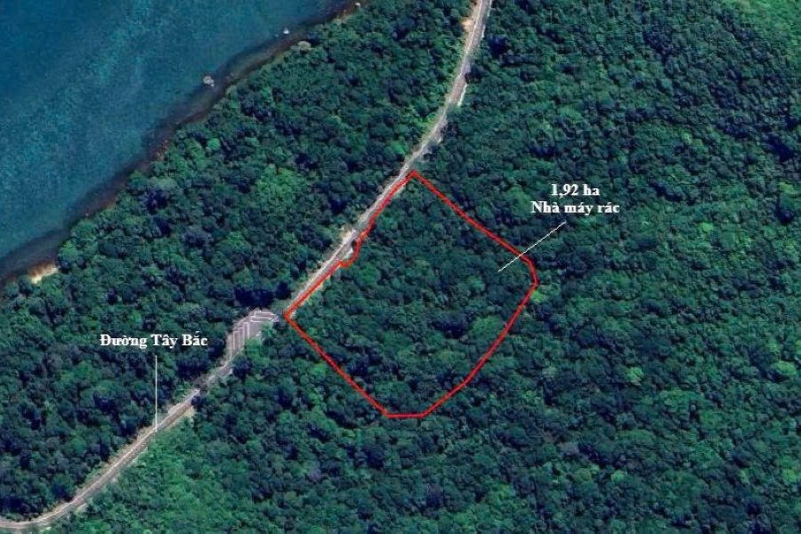 Thanh tra sẽ làm rõ việc chấp hành pháp luật trong chuyển mục đích sử dụng rừng tại dự án Nhà máy xử lý rác Côn Đảo. Ảnh: CĐ