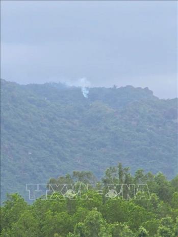 Khu vuc vung nui xay ra vu viec. Anh: TTXVN phat 