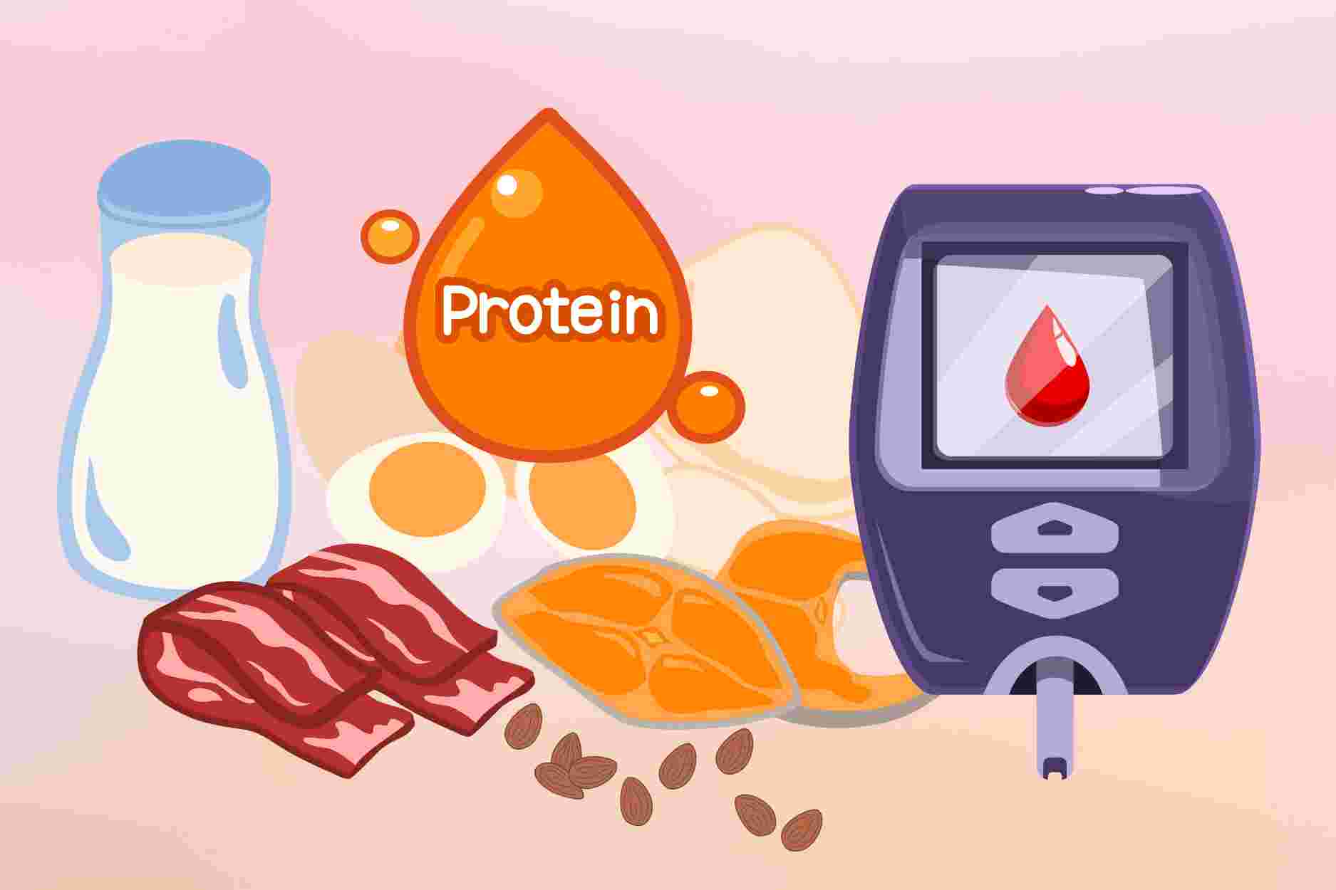 Protein-rich foods that help control blood sugar levels. Graphics: Thien Nhan