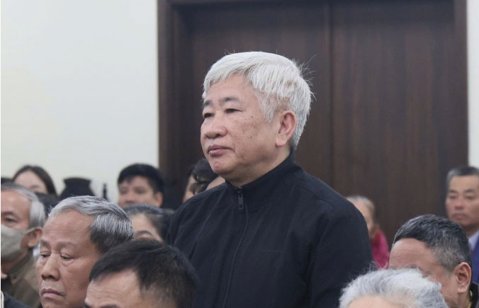 Cựu Giám đốc BHXH tỉnh Bắc Giang, bị cáo Thân Đức Lại. Ảnh: Quang Việt