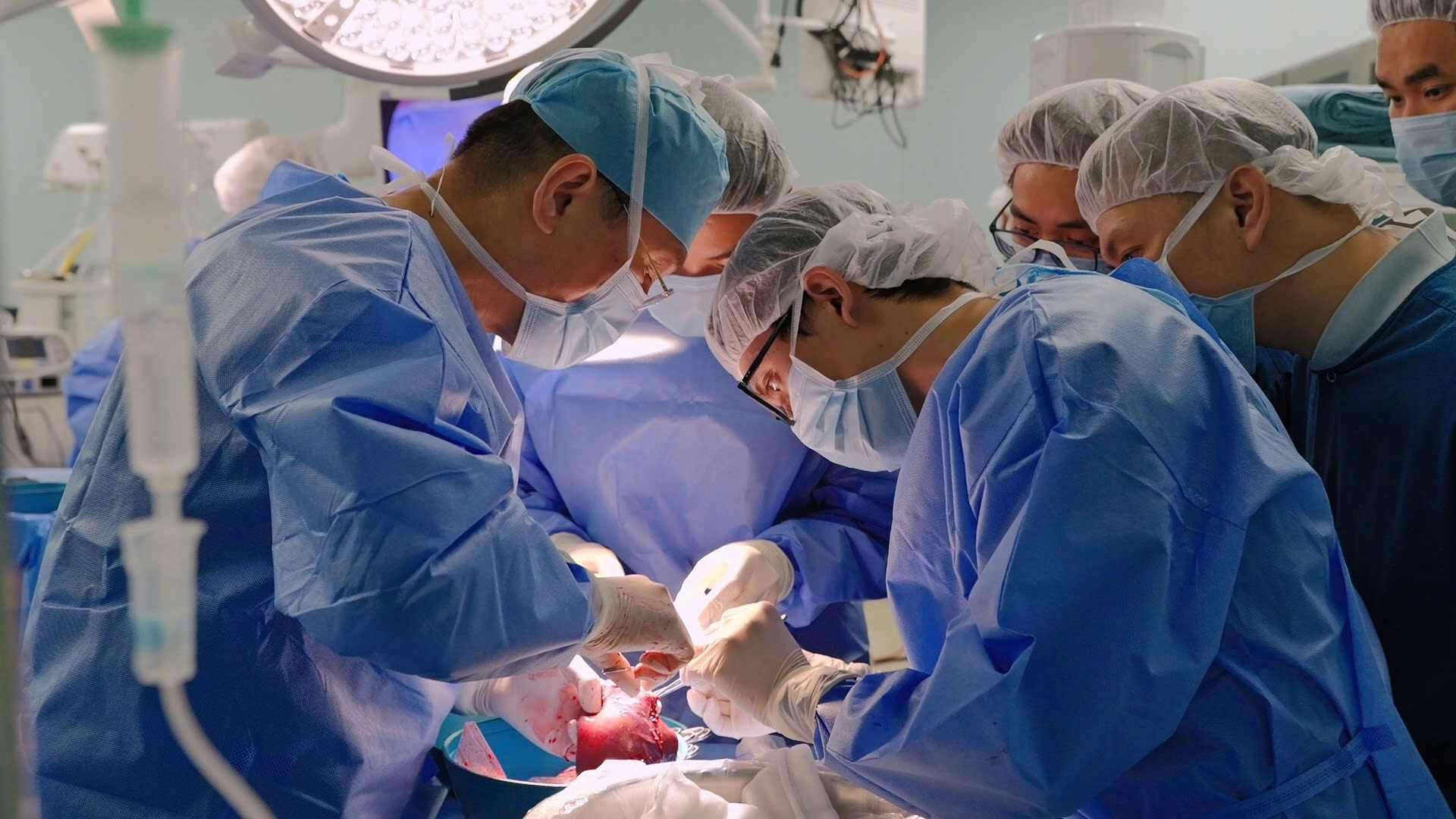 Une greffe de foie sauve un bebe de moins d'un an, ne pesant que 5,3 kg. Photo: Thanh Loan