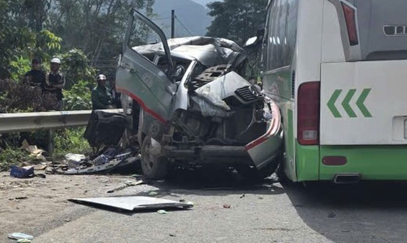 Hien truong vu tai nan. Anh: H.Nguyen