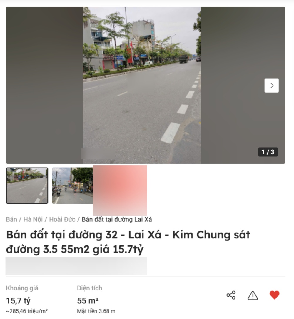 Dat nen khu vuc xa Hoai Duc 