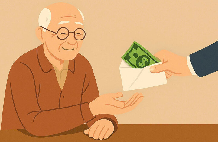 Pensions are about to adjust, beneficiaries hope to keep up with prices. Graphics: Huong Giang