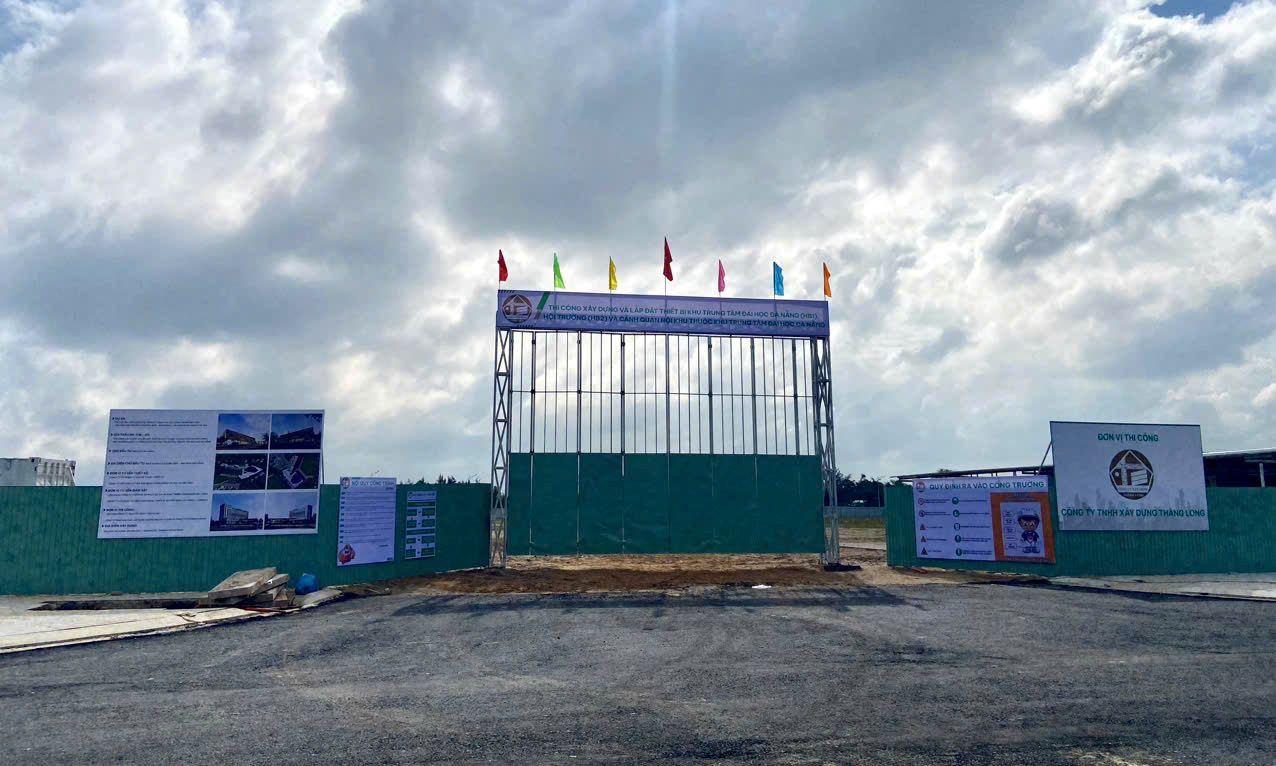 Dai hoc Da Nang trien khai xay dung ha tang va cac cong trinh cap thiet tai Hoa Quy – Dien Ngoc. Anh: Thanh Trung