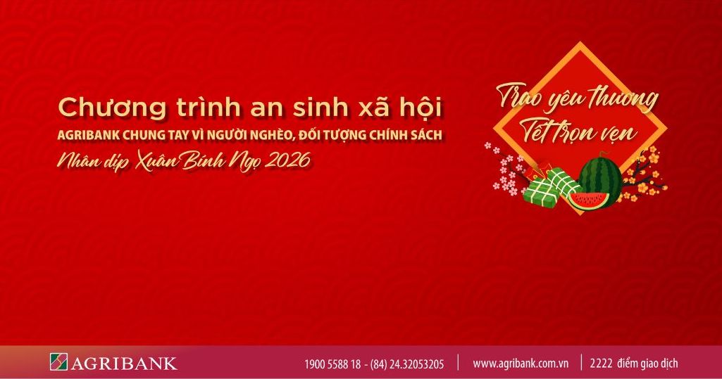 Agribank implements the program "Agribank joins hands for the poor, policy beneficiaries on the occasion of Binh Ngo Spring 2026". Source: Agribank