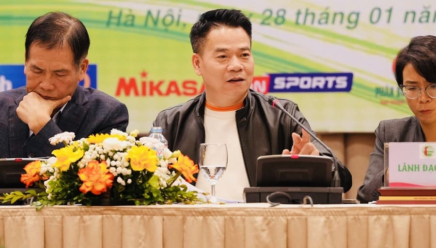 The Executive Committee of the Vietnam Volleyball Federation organized a Conference to evaluate professional work. Photo: VFV