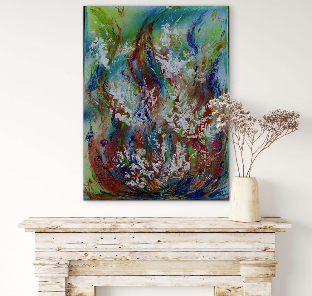 Mot tac pham tranh hoi hoa cua nghe si Zolly Zoner. Anh: Nhan vat cung cap