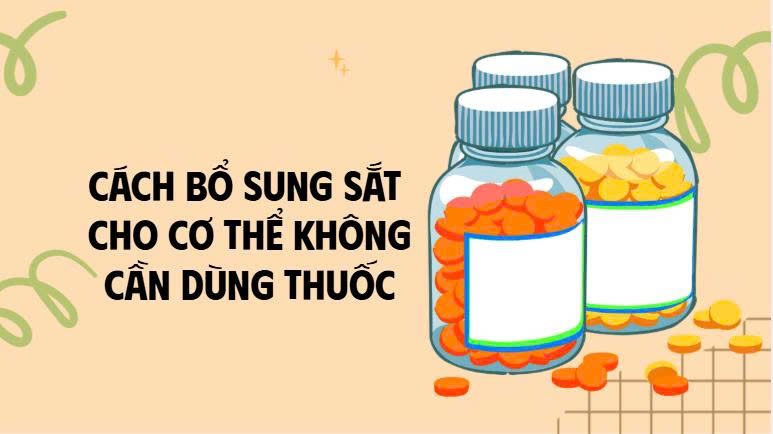 How to supplement iron for the body without medication