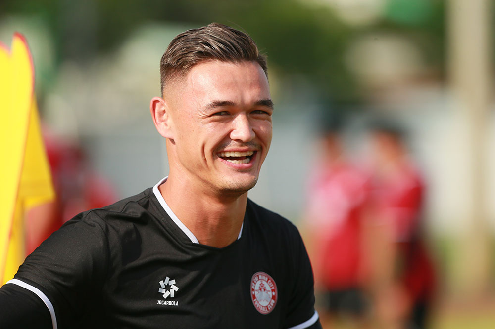 Goalkeeper Patrik Le Giang. Photo: Thanh Vu