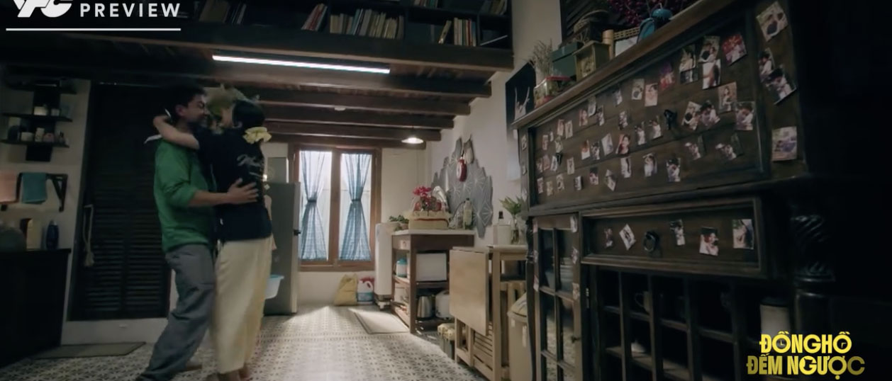 Thanh chat vat voi nghe dien vien trong phim “Dong ho dem nguoc“. Anh: VFC. 