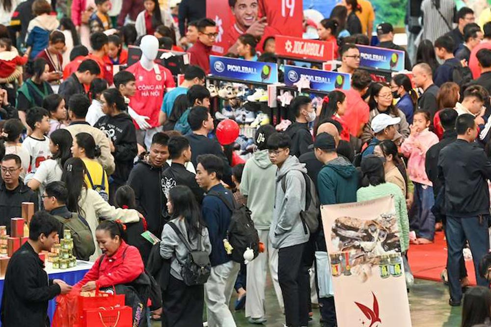 La foire du printemps se déroule du 2 au 13 février 2026, au Centre d'exposition du Vietnam (VEC), Đông Anh, Hanoï. Photo: BTC