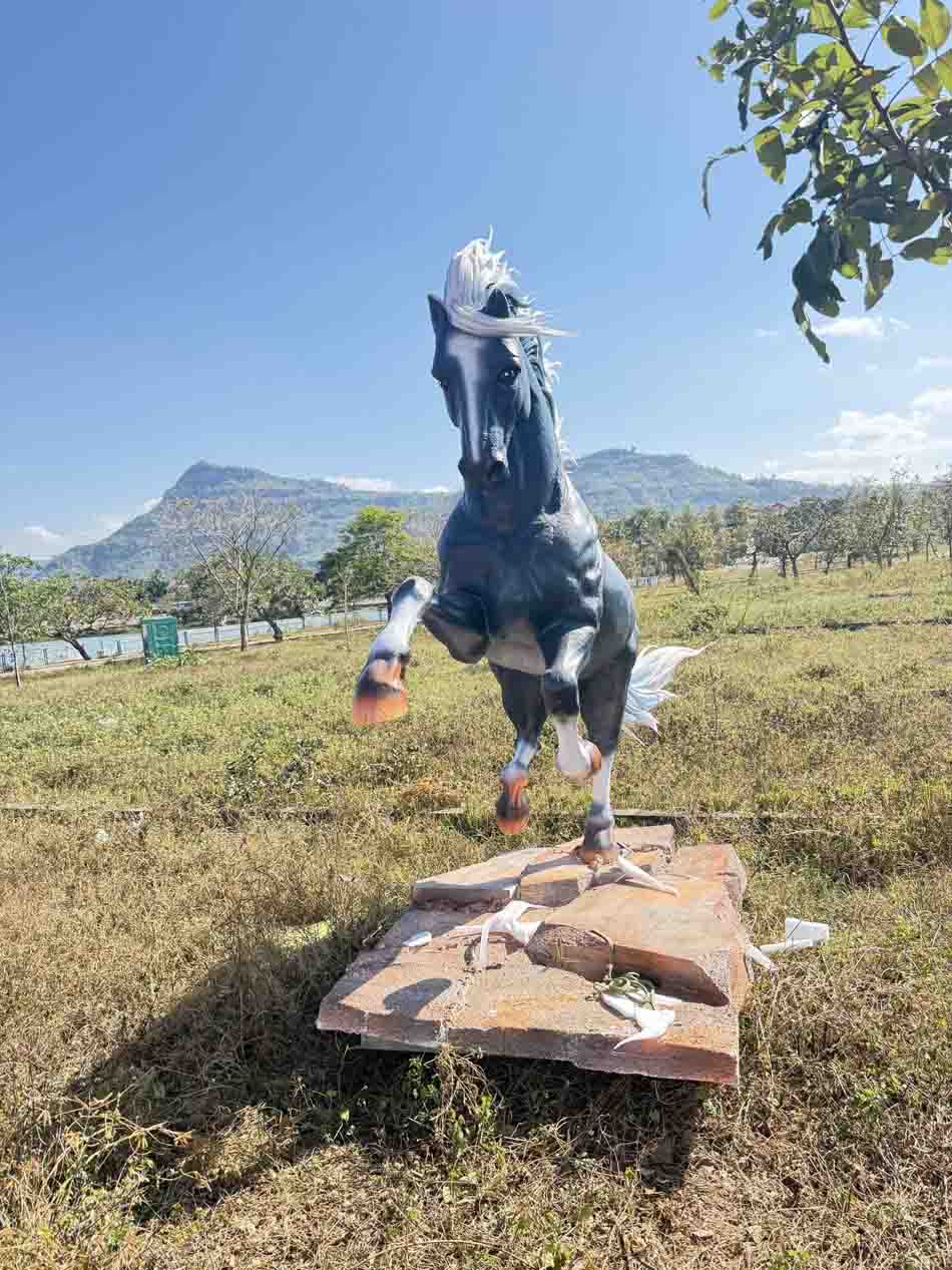 Chiến mã tung vó phi nước đại.