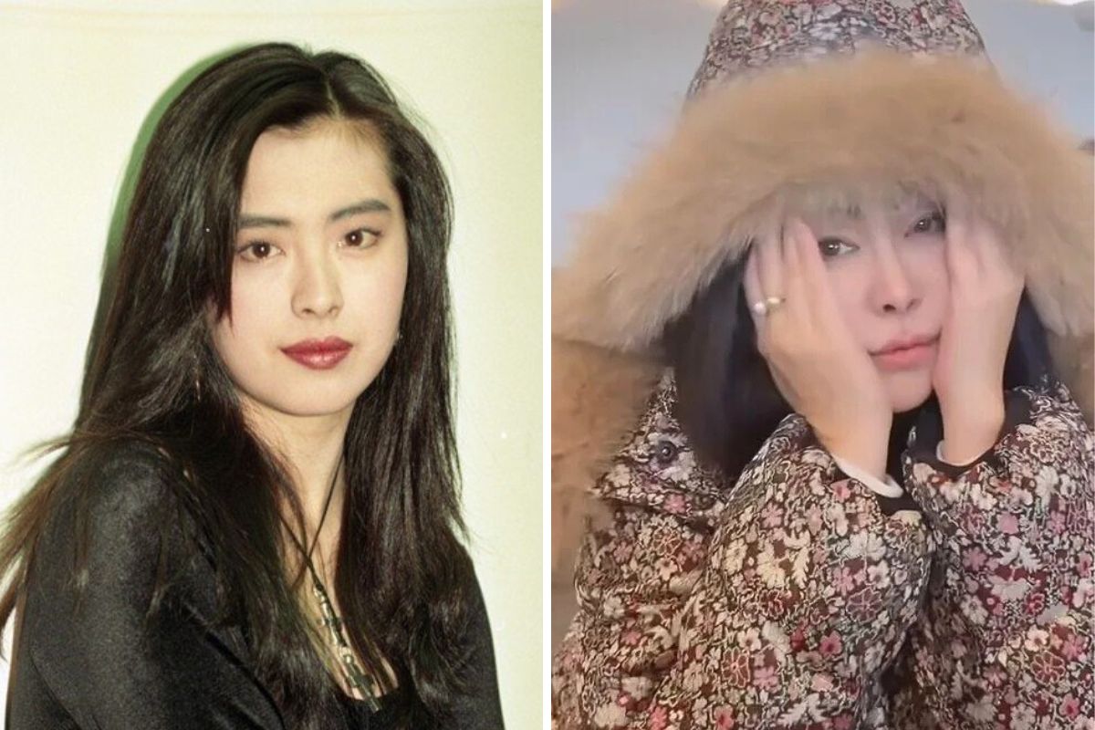 Actor Vuong To Hien at the age of 58 (right). Photo: cut from video