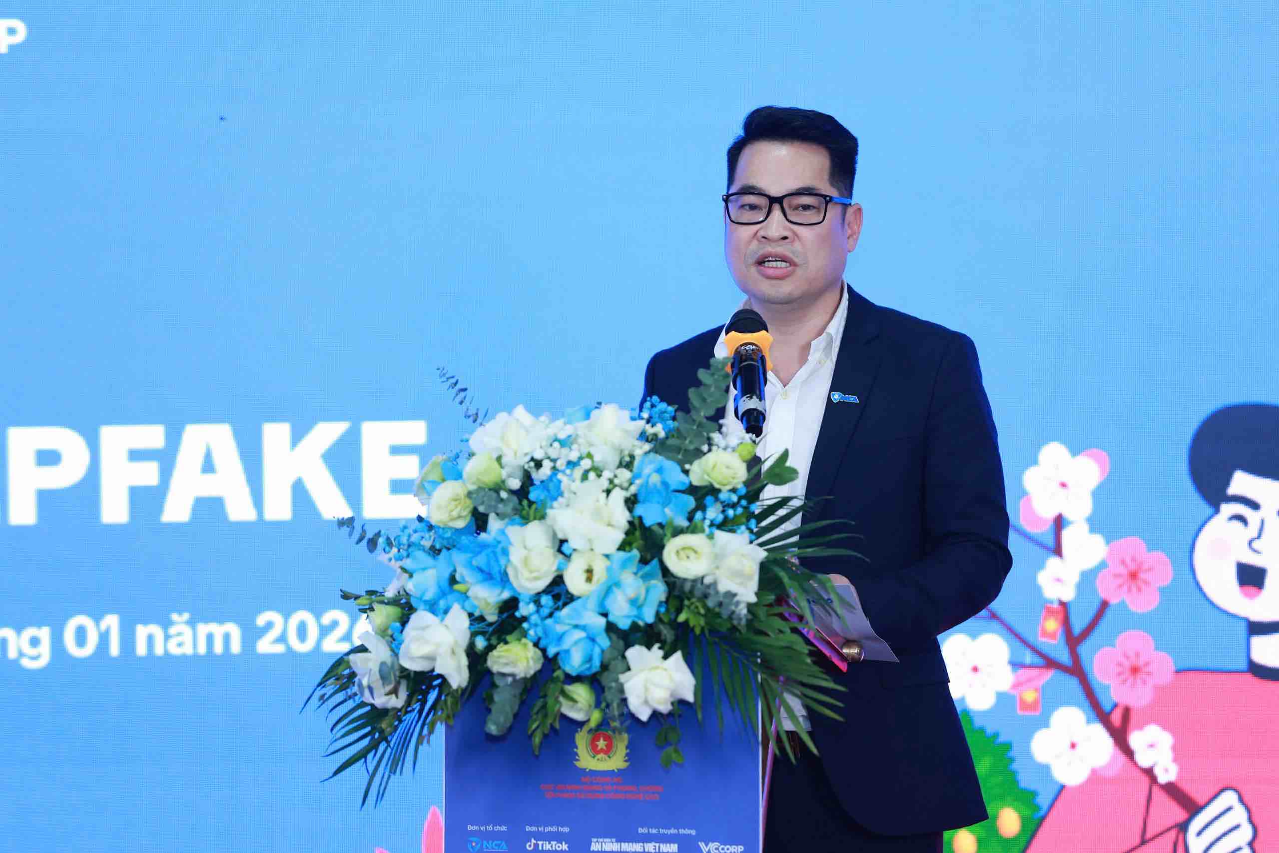 Ông Vũ Duy Hiền - Phó Tổng Thư ký kiêm Chánh Văn phòng Hiệp hội An ninh mạng Quốc gia. Ảnh: Chí Hiếu