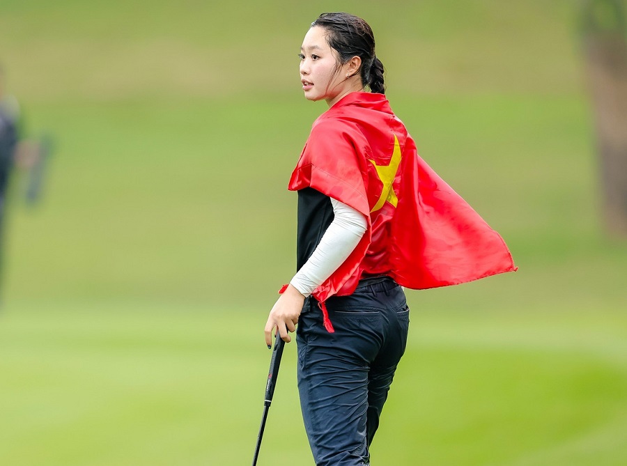 Golfer Le Chuc An is ranked in the top 170 female amateurs in the world. Photo: Trang An - AJGA International Pathway Series 2026