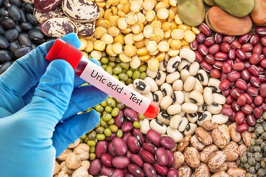 Beans can increase uric acid in the body when eaten