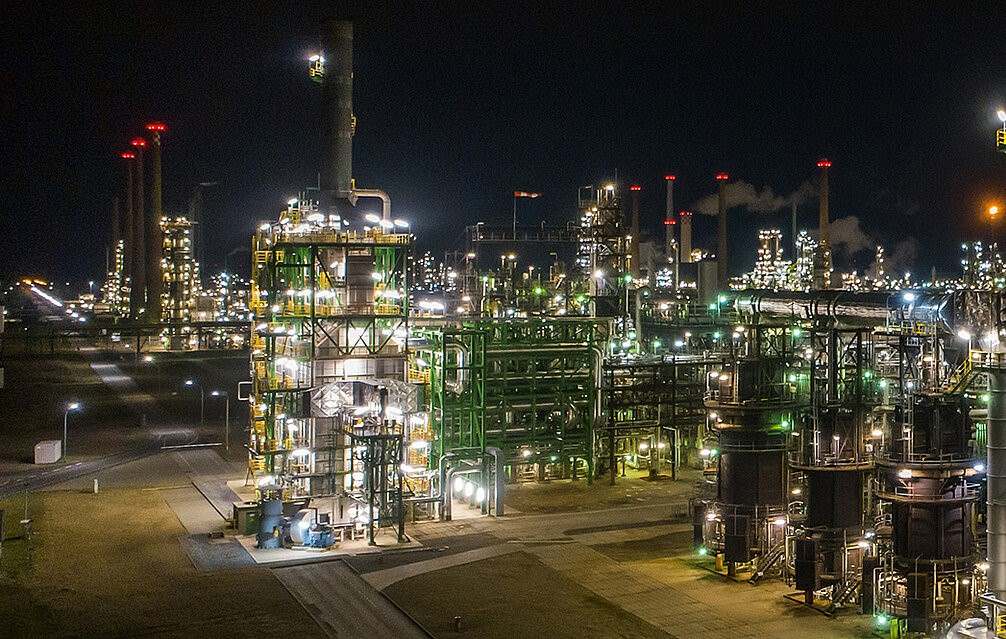 PCK oil refinery owned by Russian corporation Rosneft in the German town of Schwedt. Photo: PCK