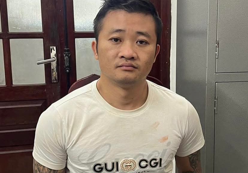 Đối tượng Nguyễn Ngọc Hoàng. Ảnh: Công an Tuyên Quang