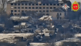 Ukrainian stronghold attacked by Russian troops. Photo: Russian Ministry of Defense