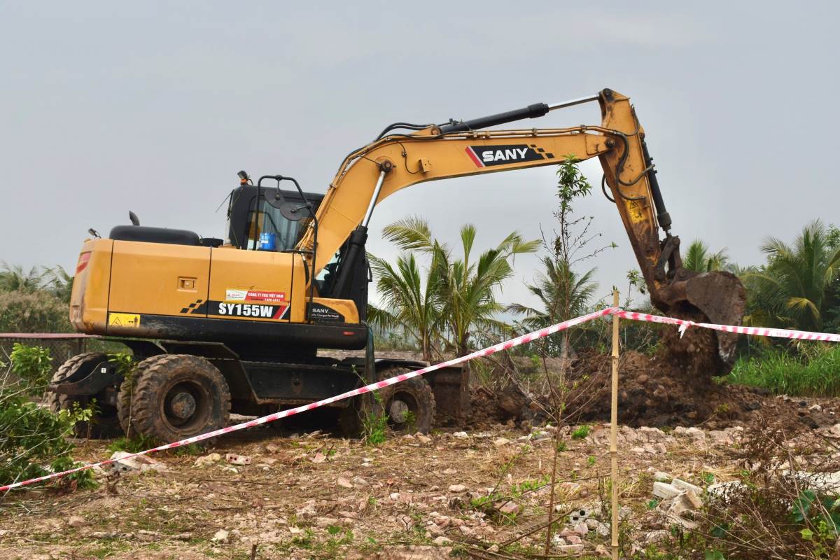 Phuong Duong Kinh enforces land recovery to serve the project. Photo: E-Portal of Phuong Duong Kinh