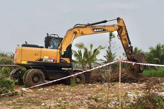 Cưỡng chế thu hồi đất dự án khu đô thị mới ở Hải Phòng