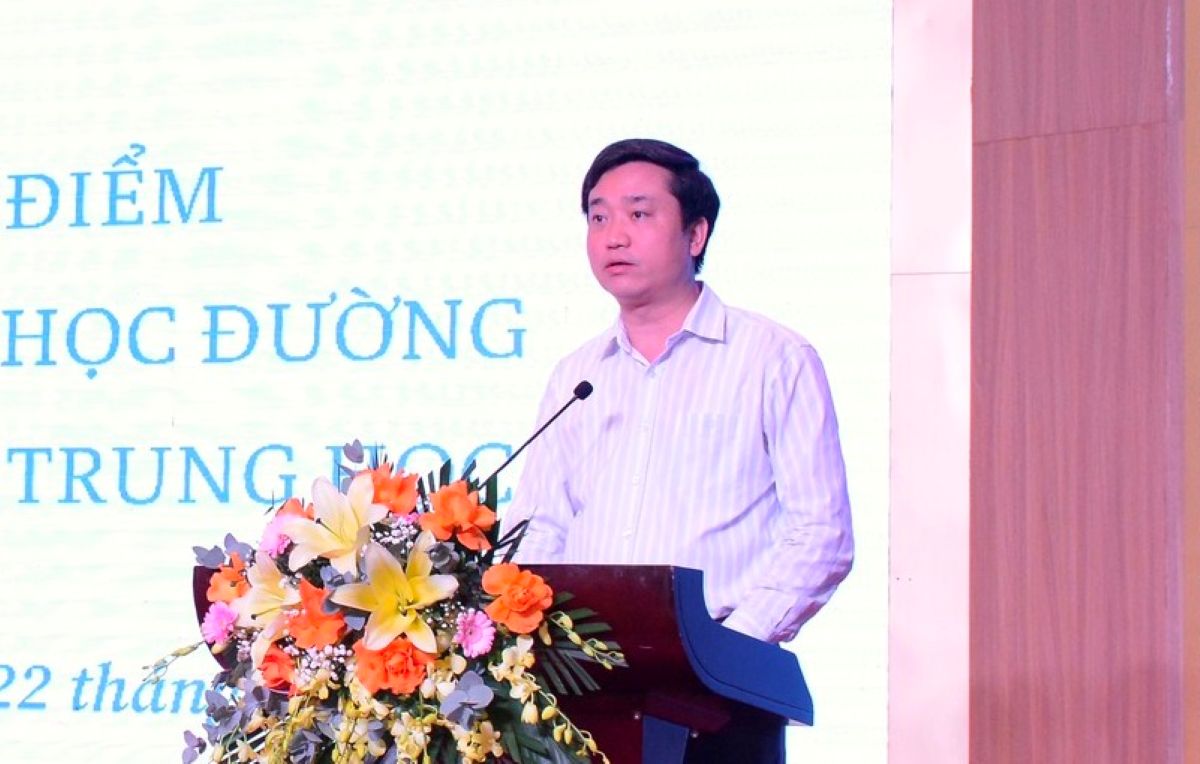 Mr. Do Duc Que - Deputy Director of the Ministry of Education and Training as Director of Thanh Hoa Department of Education and Training. Photo: Minh Hoang