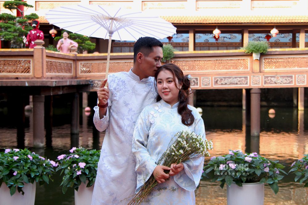 Noi day cung la dia diem duoc cac cap doi lua chon chup hinh. Anh: Thanh Huyen