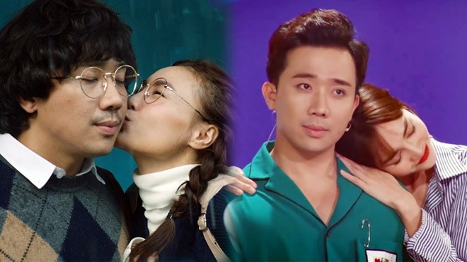 쩐탄, 란응옥은 2019년 설날에 상영된 영화 'Cua lai vo bau'에서 협력한 적이 있습니다. 사진: 제작사