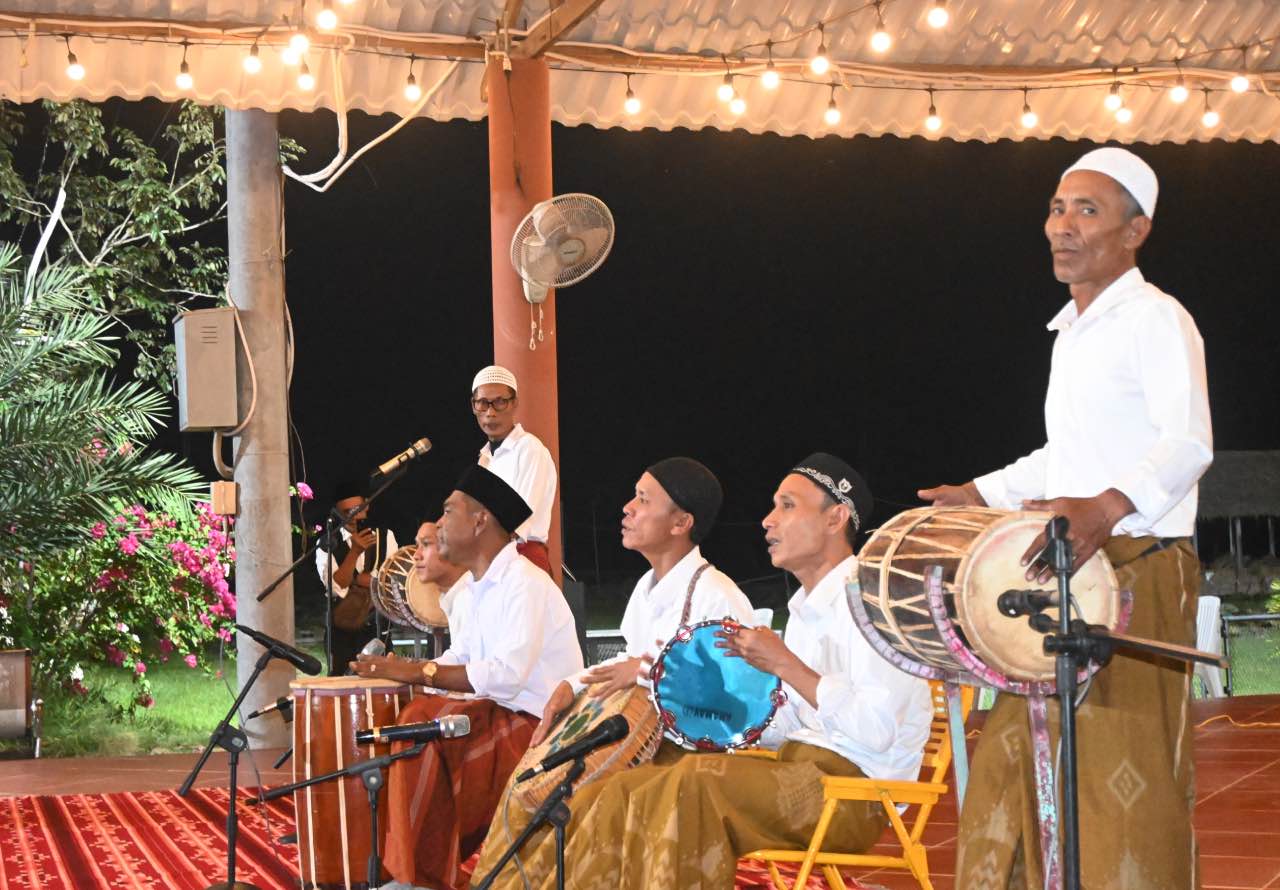 Khong gian am nhac dam ban sac Cham. Anh: Thanh Nhan