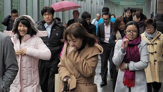 Lowest temperature since the beginning of winter is being recorded in Hong Kong (China). Photo: Xinhua