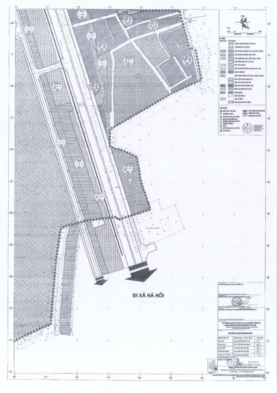 Quy hoach chi tiet khu dat dau gia. Anh: