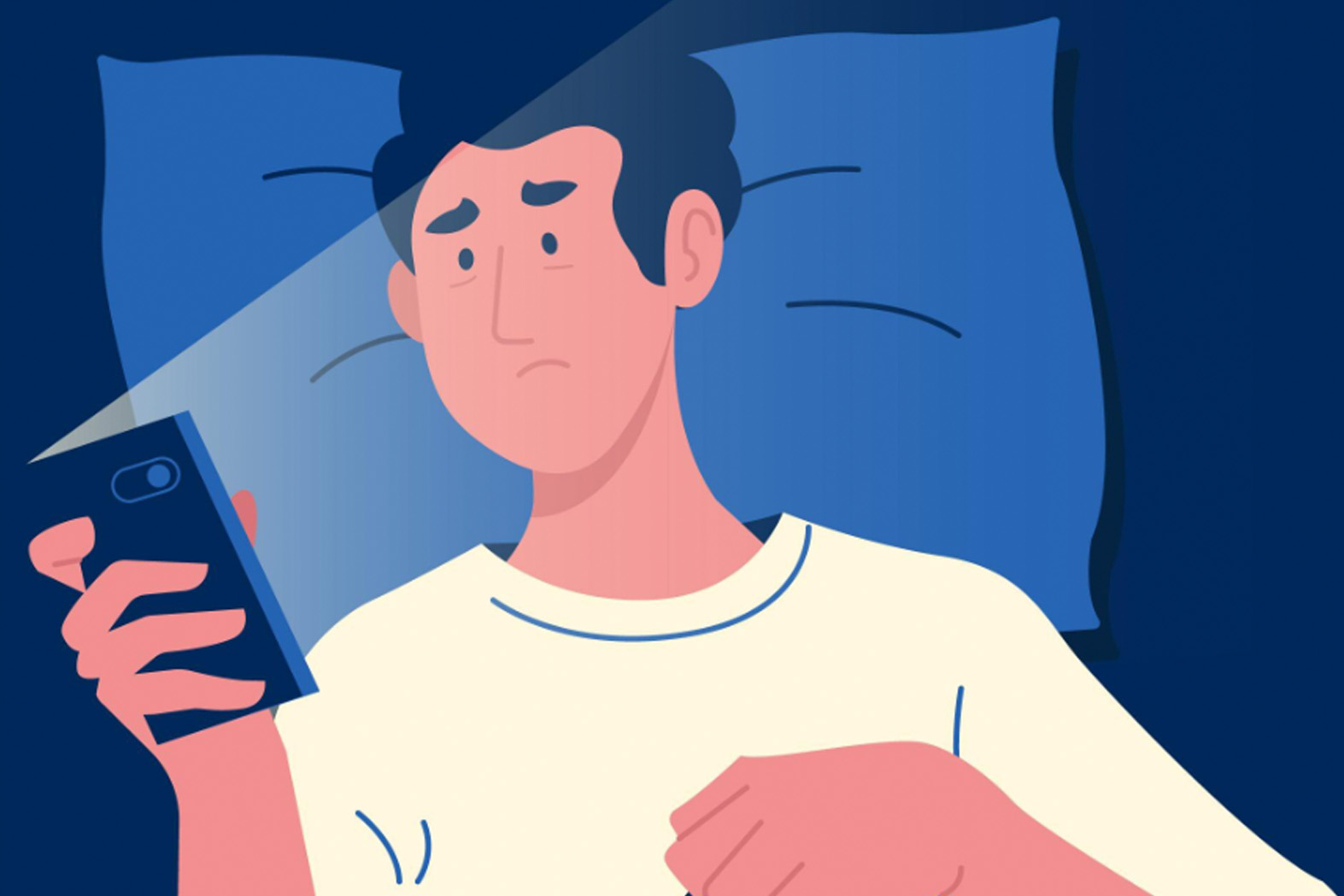 Common eye diseases due to excessive use of mobile phones. Graphics: Thien Nhan