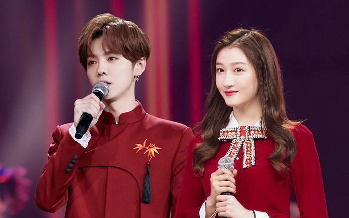 Loc Ham va Quan Hieu Dong cong khai hen ho tu nam 2017. Anh: Xinhua