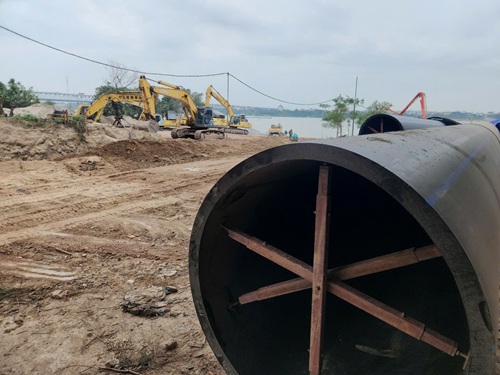 Hệ thống cống hiện đại sẽ giúp khu đô thị Ciputra chấm dứt ngập úng. Ảnh: Minh Hạnh
